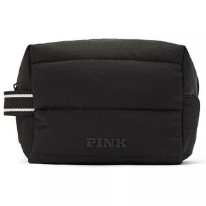 PINK Quilted Puffer Toiletry Bag